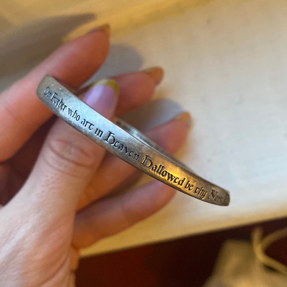 Laurel Elliot | Lord’s Prayer Sterling Silver Bracelet / Jewelry